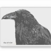 De Raven Sticker (Voorkant)