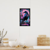 De Raven Tarot Kaart Witchy Poster (Keuken)