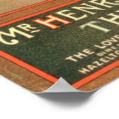 De Raven The Love Story van Edgar Allan Poe Poster (Hoek)