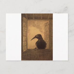 De Raven van Odilon Redon Briefkaart