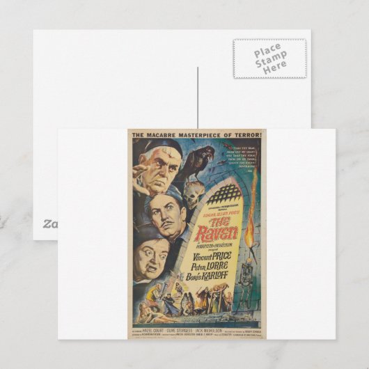 DE RAVEN VAN Philip J. Riley Briefkaart (Voorkant / Achterkant)