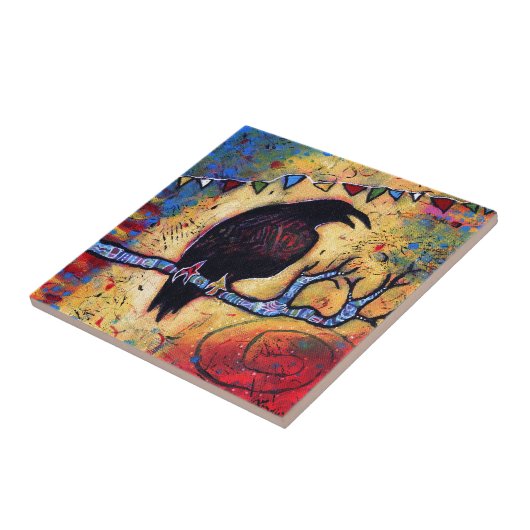 De Raven's Gift Tegeltje (Zijkant)