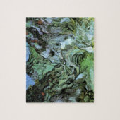 De ravijn van Les Peiroulets door Vincent van Gogh Legpuzzel (Verticaal)