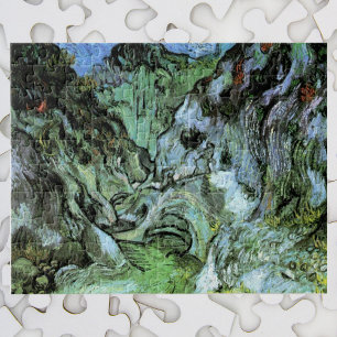 De ravijn van Les Peiroulets door Vincent van Gogh Legpuzzel