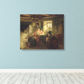 De Ray of Sunlight, 1857 Canvas Afdruk (Insitu (Houten vloer))