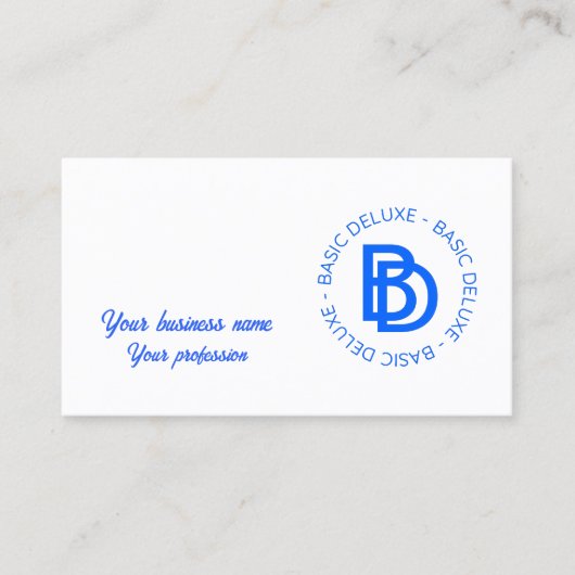 De Rays Abstracte Trendy naam van Retro Visitekaartje (Voorkant)