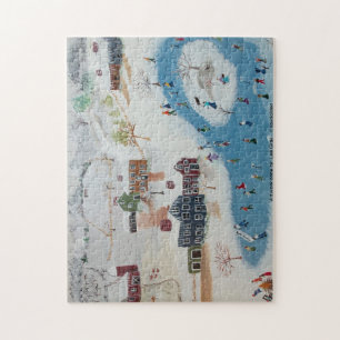 De razen rond de hond legpuzzel