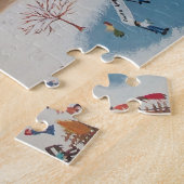 De razen rond de poot legpuzzel (Zijkant)