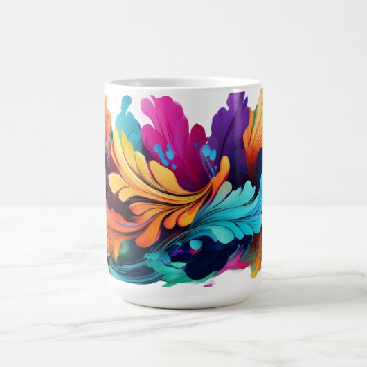 De razende bladeren koffiemok (Center)