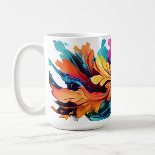 De razende bladeren koffiemok (Links)