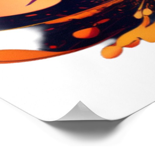 De razende bladeren poster (Hoek)