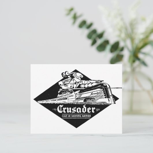 De Reading Railroad Crusader Streamliner Briefkaart (Staand voorkant)