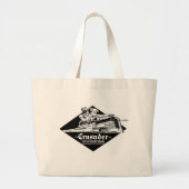 De Reading Railroad Crusader Streamliner Grote Tote Bag (Voorkant)