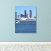 De Ready Shell Canvas Print (Insitu (Houten vloer))