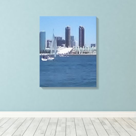 De Ready Shell Canvas Print (Insitu (Houten vloer))