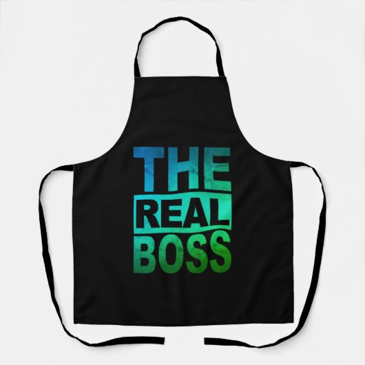 De Real Boss Prons Schort (Voorkant)