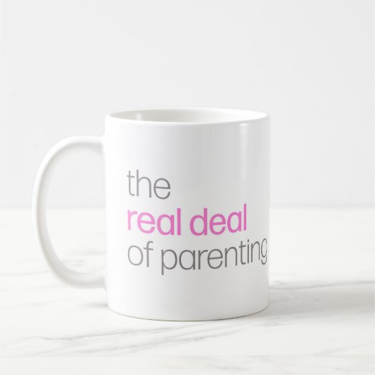 De Real Deal van de Mok van de Ouderschap (Links)