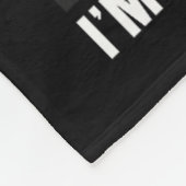 De realiteit is dat ze niet achter mij aanzitten,  fleece deken (Hoek)