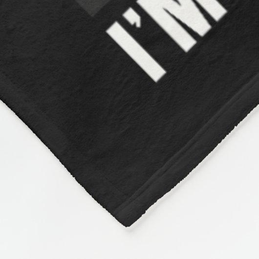 De realiteit is dat ze niet achter mij aanzitten,  fleece deken (Hoek)