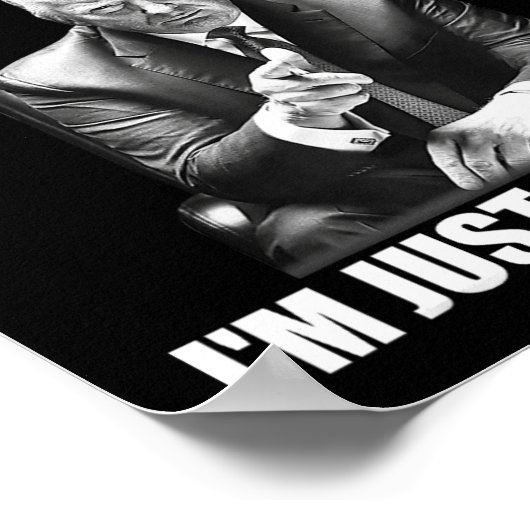 De realiteit is dat ze niet achter mij aanzitten,  poster (Hoek)