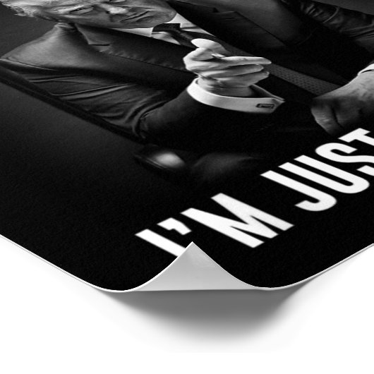 De realiteit is dat ze niet achter mij aanzitten,  poster (Hoek)