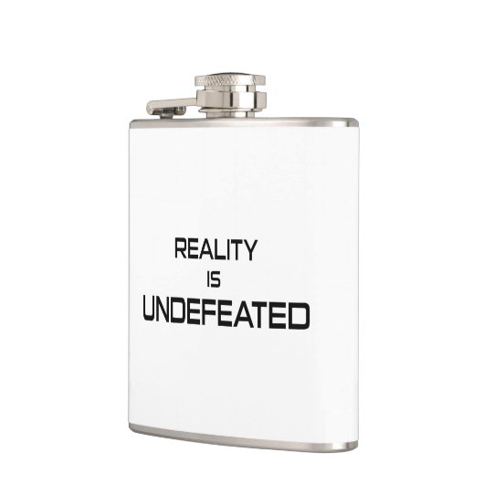 De realiteit is ongestoord heupfles (Links)