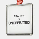 De realiteit is ongestoord metalen ornament (Links)