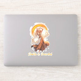 De realiteit is overdreven sticker