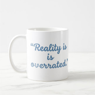 De realiteit is overschat Grappige boekliefhebber Koffiemok