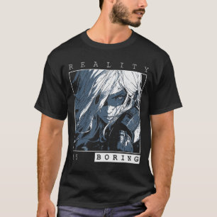De realiteit is saai - Sci-Fi Anime ontwerp T-shirt