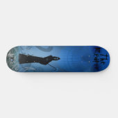 De Reaper in Blue Dd Brand Persoonlijk Skateboard (Horizontaal)