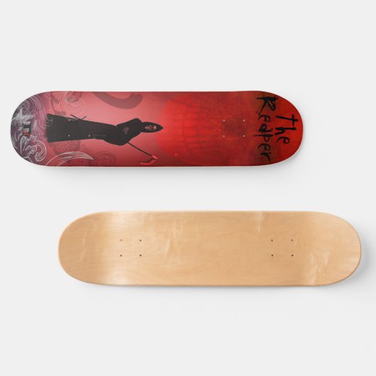 De Reaper in Red Dd Brand Skateboard (Horizontaal)