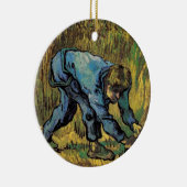 De Reaper met Sickle van Vincent van Gogh Keramisch Ornament (Rechts)
