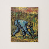 De Reaper met Sickle van Vincent van Gogh Legpuzzel (Verticaal)