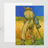 De Reaper (na Millet) van Vincent van Gogh (Voorkant / Achterkant)