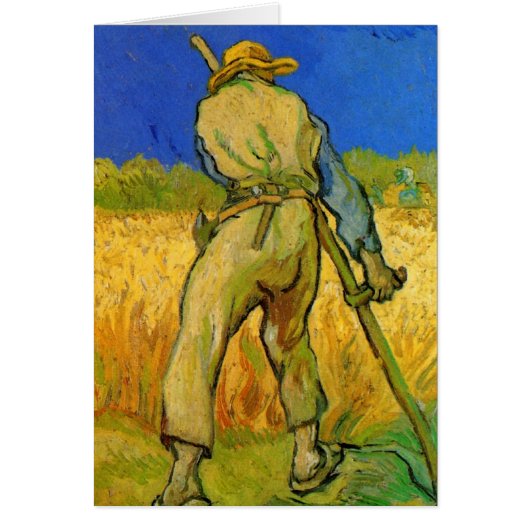 De Reaper (na Millet) van Vincent van Gogh (Voorkant)
