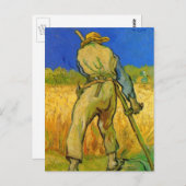 De Reaper (na Millet) van Vincent van Gogh Briefkaart (Voorkant / Achterkant)