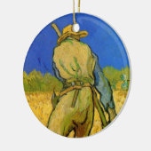 De Reaper (na Millet) van Vincent van Gogh Keramisch Ornament (Links)