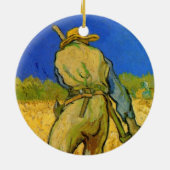 De Reaper (na Millet) van Vincent van Gogh Keramisch Ornament (Achterkant)
