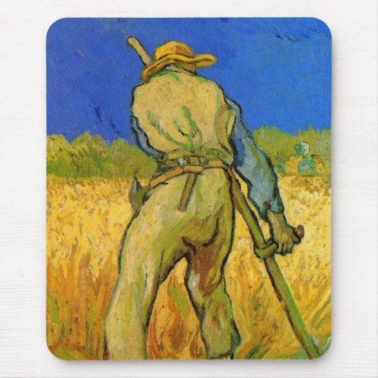 De Reaper (na Millet) van Vincent van Gogh Muismat (Voorkant)