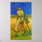 De Reaper (na Millet) van Vincent van Gogh Poster (Voorkant)