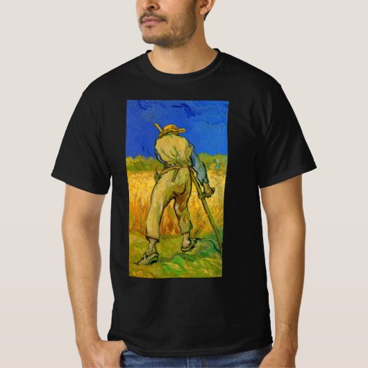 De Reaper (na Millet) van Vincent van Gogh T-shirt (Voorkant)