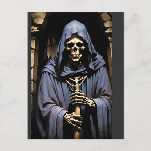 De Reaper ondersteunen Briefkaart (Voorkant)