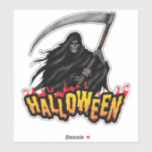 De Reaper van Halloween Sticker (Vel)