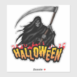 De Reaper van Halloween Sticker