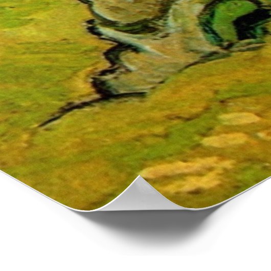 De Reaper van Vincent van Gogh Poster (Hoek)