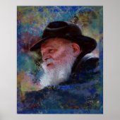De Rebbe Menachem Schneerson Giclee Art print (Voorkant)