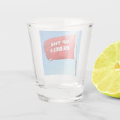 De rebellen met het thema shot glass glas (Achterkant)