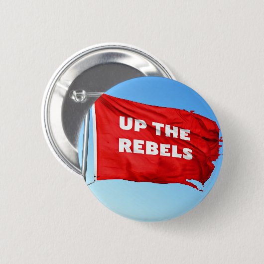De rebellen opstaan ronde button 5,7 cm (Voorkant /achterkant)