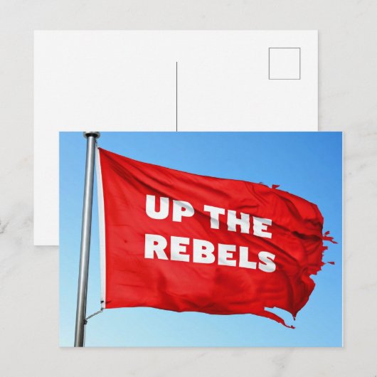 De rebellen opstaan uitnodiging briefkaart (Voorkant / Achterkant)